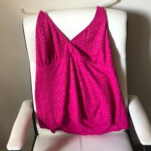 Hot Pink Swim Top